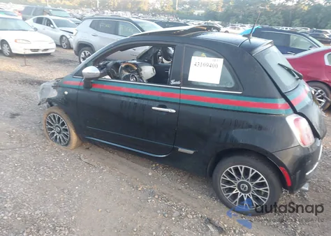 2012 Fiat 500 Lounge from USA, damaged, VIN 3C3CFFCR4CT280753